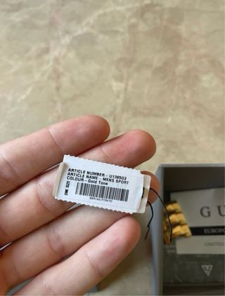 Reloj Guess Dorado Hombre