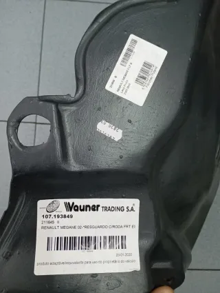 Paso de rueda Renault Megane trasero izquierdo