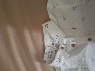 Camisa infantil Pepco con anclas