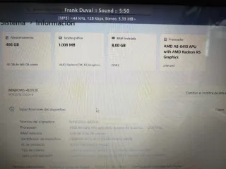 Portátil Toshiba C50, 4 núcleos, pantalla 15,6 pul