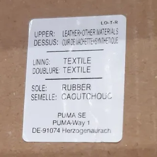 Zapatillas Puma de piel talla 39