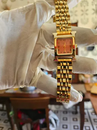 Orologio donna oro arancio