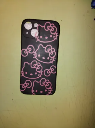 Custodia iPhone 13 Pro Hello Kitty Nero