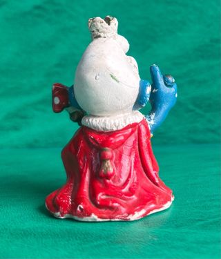 Figura Pitufo Emperador Vintage