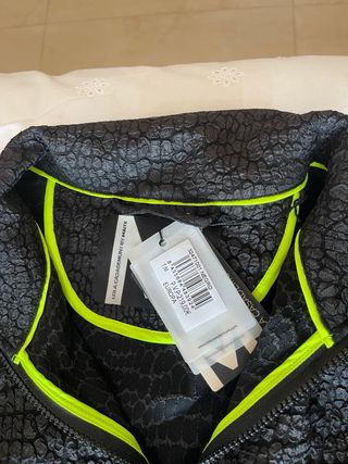 Mono negro textura piel serpiente Talla M