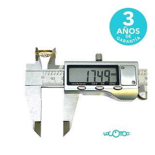 Anillo Oro 18K con Piedra Central