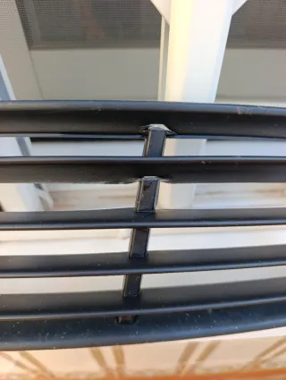 Rejilla Parachoques Delantero Negro