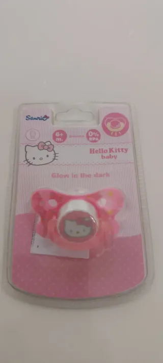 Pack Hello Kitty: Biberón y Chupetes