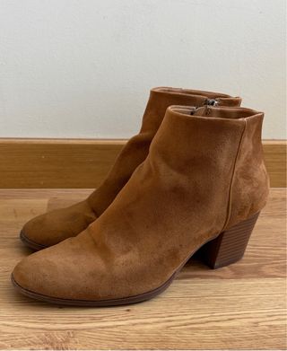 Botines Lefties Marrones Tacon