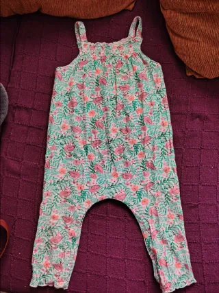 Mono tirantes niña flamenco