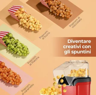Macchina Popcorn Rossa