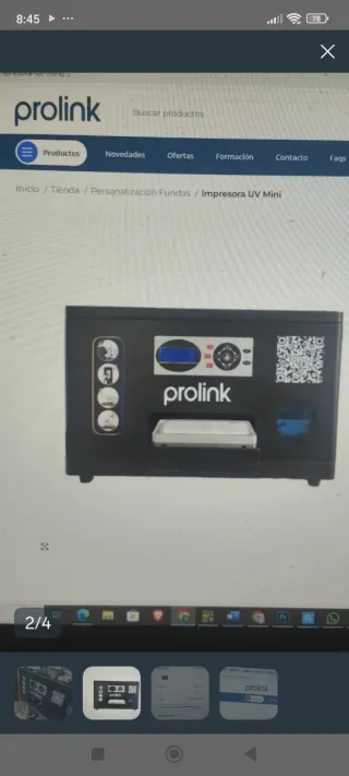 Impresora UV Prolink Negra