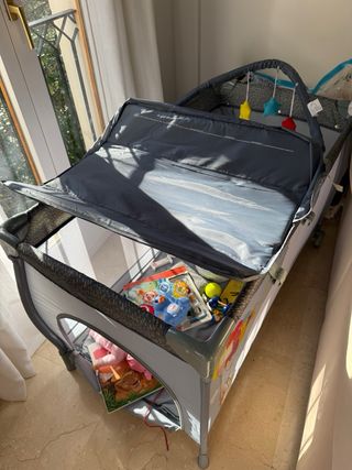 Cuna de viaje plegable