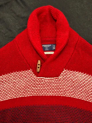 Jersey de punto hombre rojo Springfield