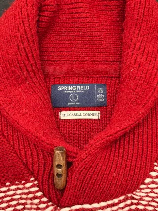 Jersey de punto hombre rojo Springfield