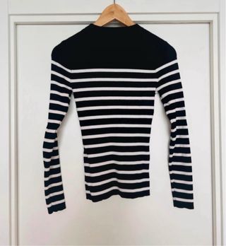 Jersey Morgan Rayas Negro Blanco Talla XS