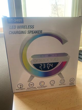 Altavoz Carga Inalámbrica LED BT-3401