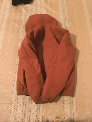 Chaqueta reversible niño naranja