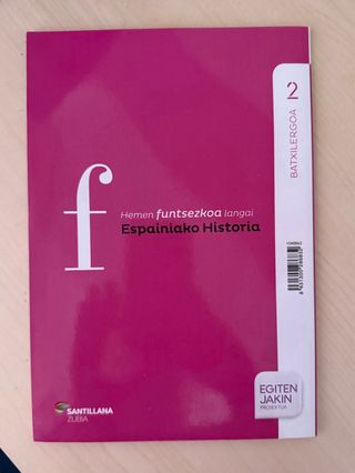Libro "Hemen funtsezkoa langai EspainiakoHistoria"