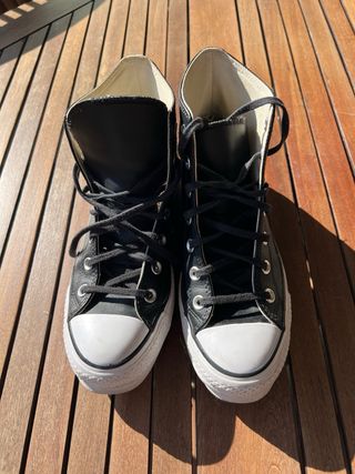 Converse All Star Piel Mujer Talla 38