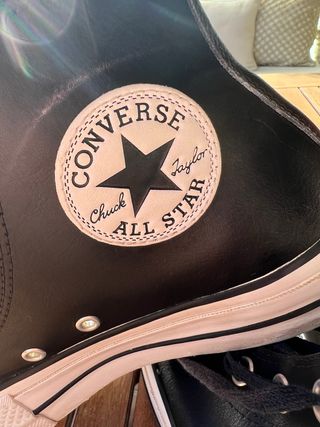 Converse All Star Piel Mujer Talla 38