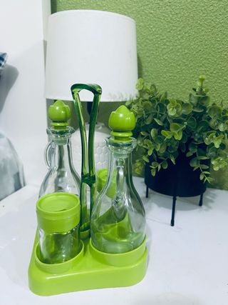 Conjunto Dispensador Aceite Vinagre Vidro