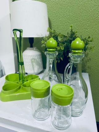 Conjunto Dispensador Aceite Vinagre Vidro