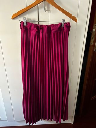 Falda plisada goma talla 42-44