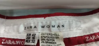 Elegante traje de chaqueta rojo mujer