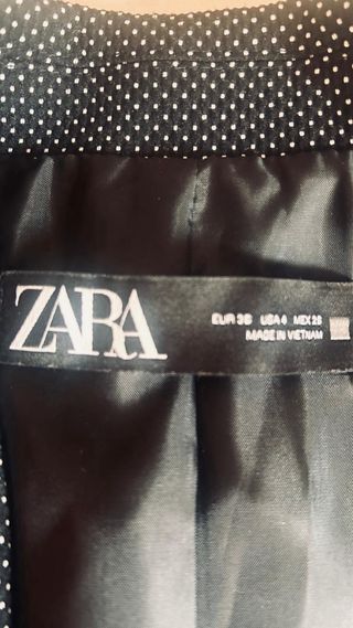 Blazer Zara Basic Fantasia Pois