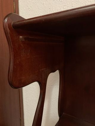 Mesita auxiliar madera con cajón