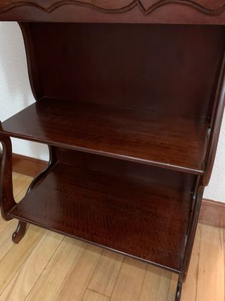 Mesita auxiliar madera con cajón