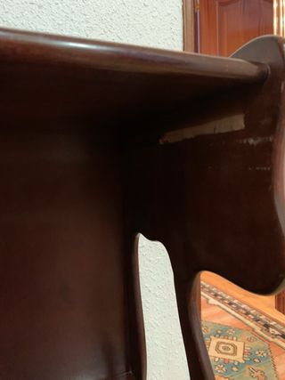 Mesita auxiliar madera con cajón