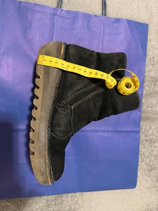 Botas Fly London Negras Piel Talla 38