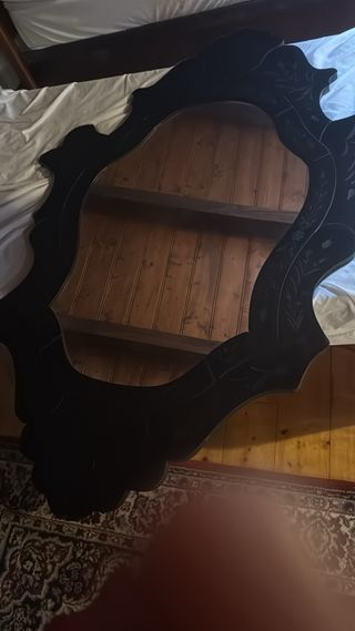 Specchio Veneziano Nero e Dorato