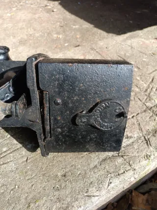 Plancha antigua de carbón