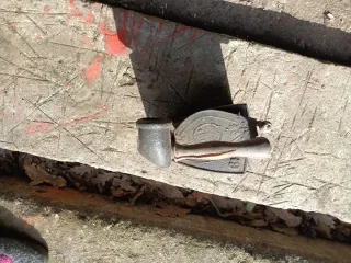 Plancha antigua de carbón