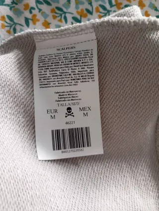 Sudadera Scalpers Beige Talla M