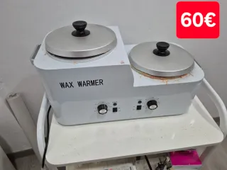 Calentador de cera doble