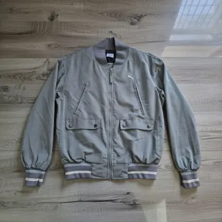 Chaqueta Bomber Puma Gris