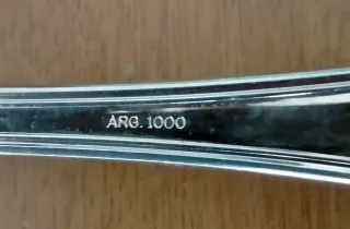 Paletta torta vintage argentata 1000