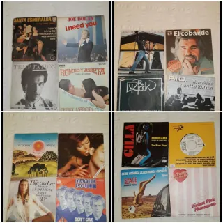 Lote 139 Vinilos Singles Precio negociable