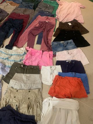 LOTE ROPA NIÑA 13/14 ,XS,32/34 BUENAS MARCAS