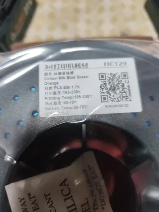 Filamento Tricolor 3D KINGROON 1kg