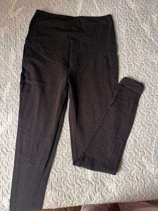 2 Leggings premamá negros