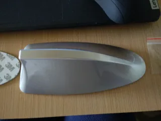 Barbatana Tubarão Carro Prata