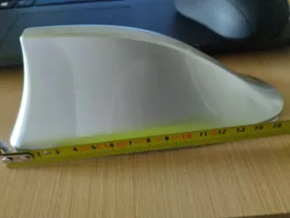 Barbatana Tubarão Carro Prata