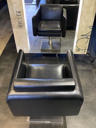 Sillón Peluquería Negro