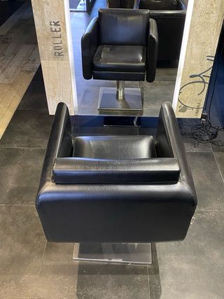 Sillón Peluquería Negro