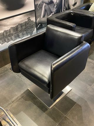 Sillón Peluquería Negro